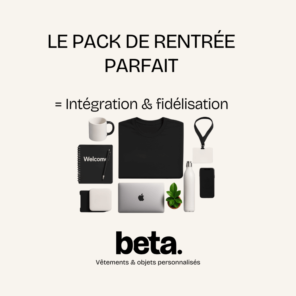 Les packs de rentrée parfait, fidélisent et facilitent l'intégration des nouveaux.