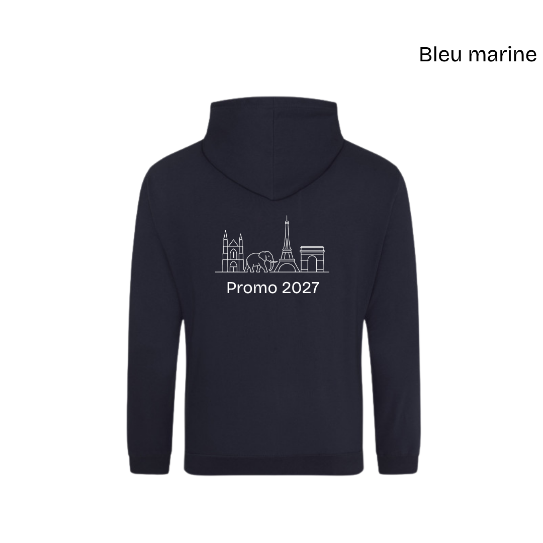 2 Sweat à capuche Audencia brodé (promo personnalisable)