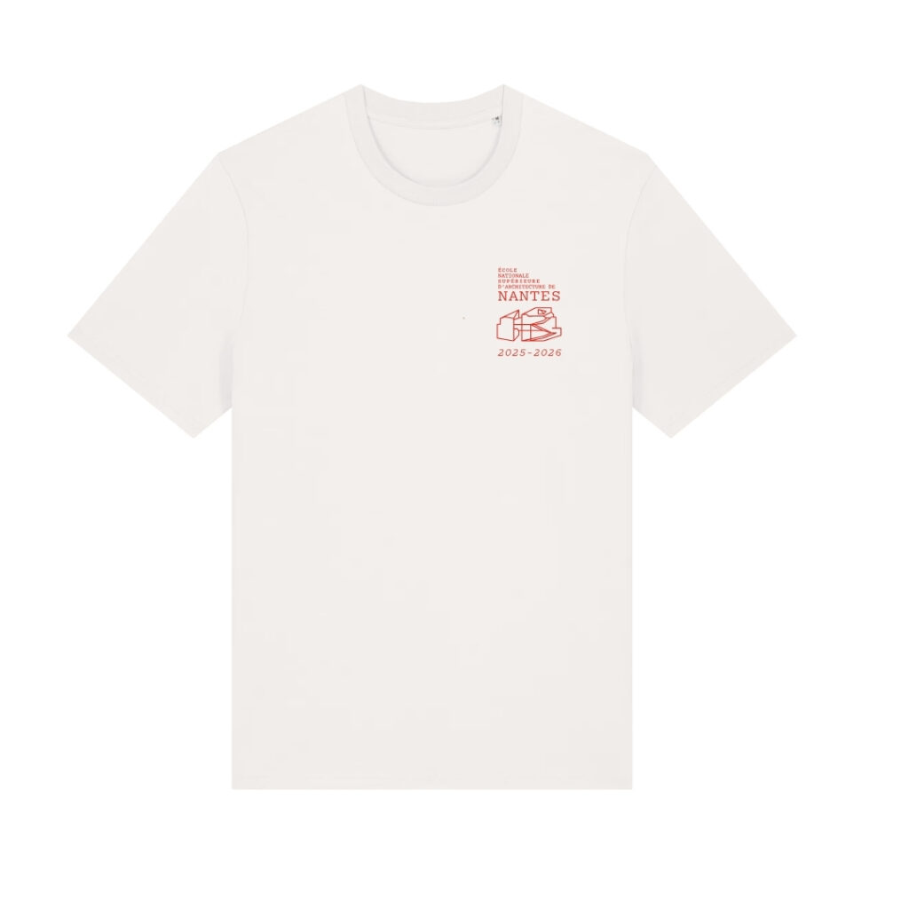 T-shirt ENSA - Logo 2 - Blanc - Avant