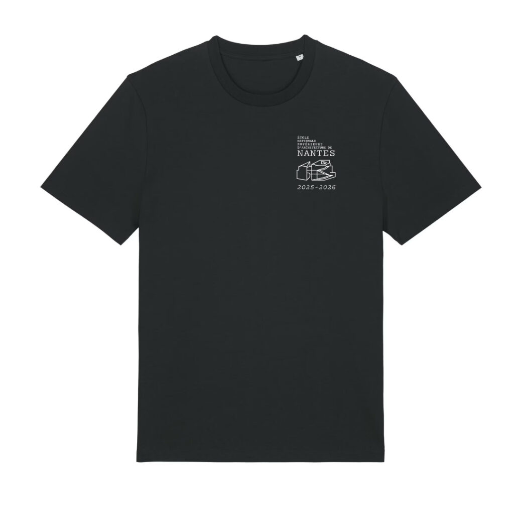 T-shirt ENSA - Logo 2 - Noir - Avant