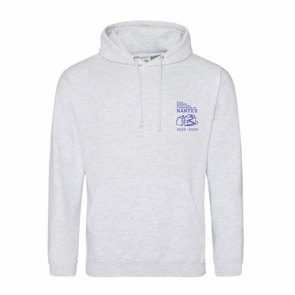Sweat ENSA - Logo 2 - Gris - Avant